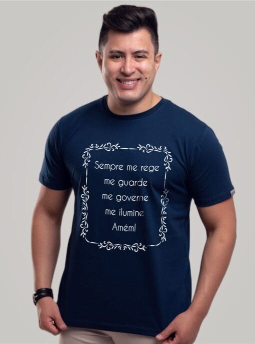 CAMISETA ANJO DA GUARDA AZUL